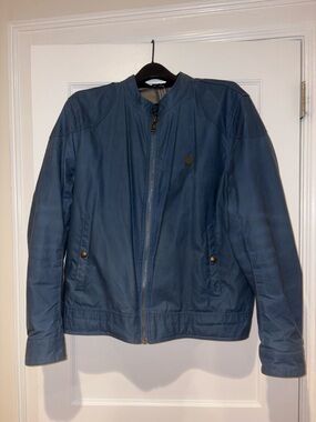 Belstaff Slate Blue Lightweight Zip Jacket